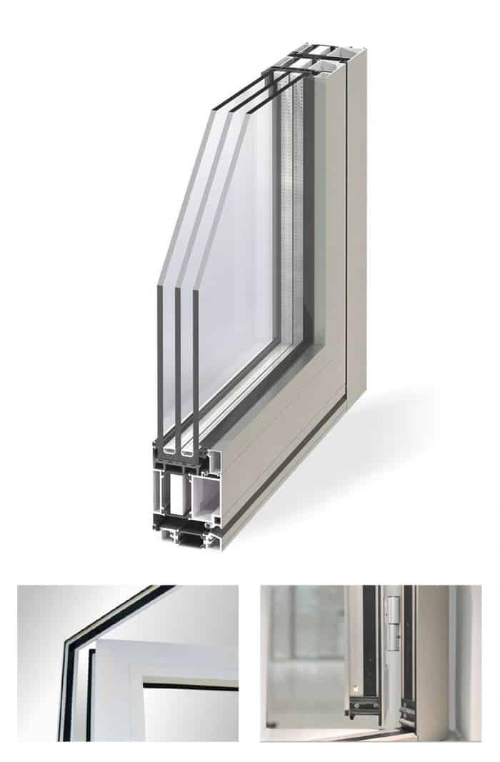 CỬA ĐI MỞ QUAY RA NGOÀI NHÔM CIVRO 10 Winboss - Premium Window & Door