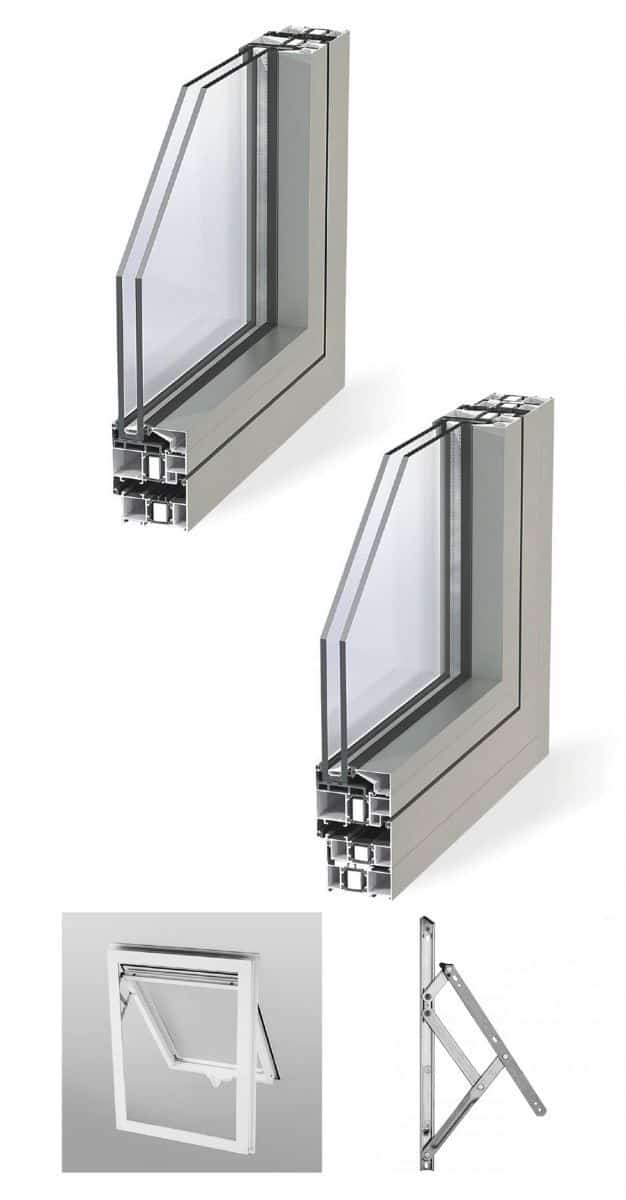 CỬA SỔ MỞ QUAY RA NGOÀI NHÔM CIVRO 11 Winboss - Premium Window & Door