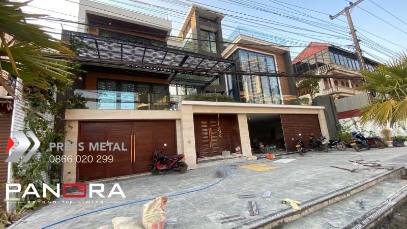 Công Trình Cửa Nhôm PMI tại Vientian Lào 1 cong trinh cua nhom pmi tai vientaian