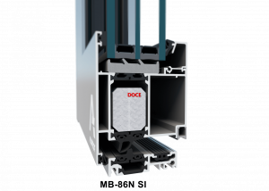 Sketchup MB 86N SI wizualizacja drzwi zblizenia