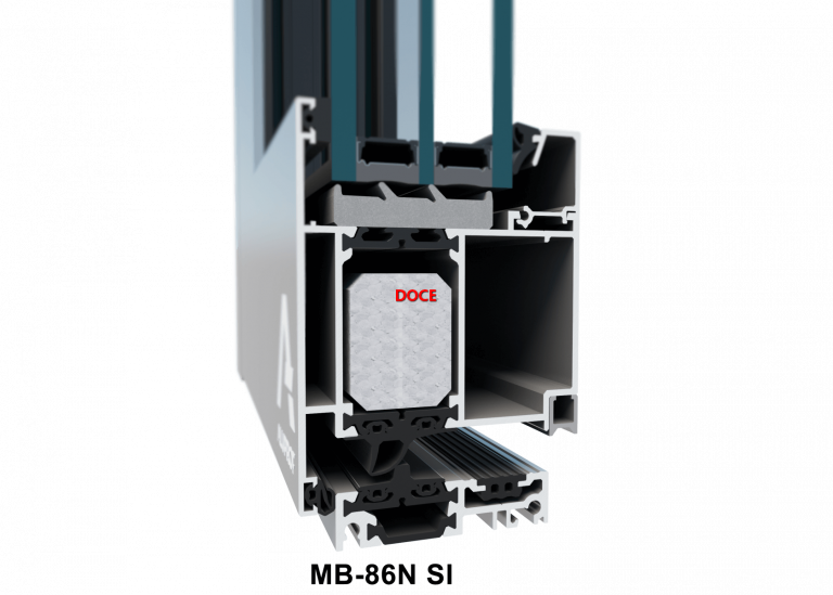 Sketchup MB 86N SI wizualizacja drzwi zblizenia