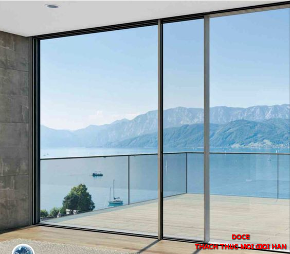 Hệ cửa lùa Ultra SLIM 138 9 slim 138 ban cong