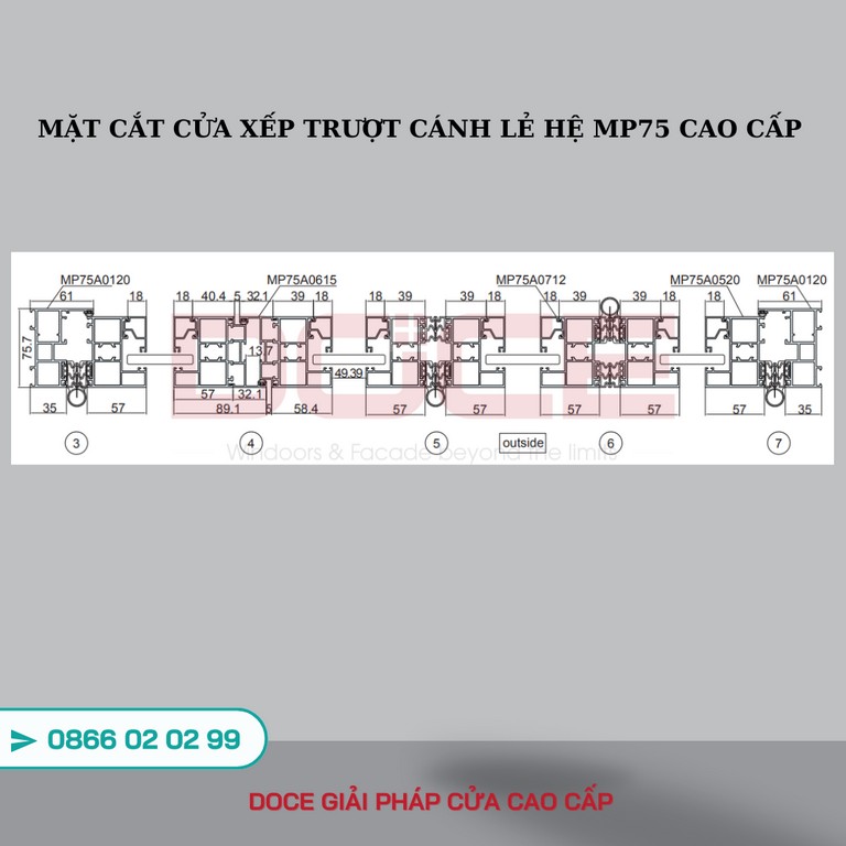 CUA XEP TRUOT CANH LE HE MP75 CAO CAP 1